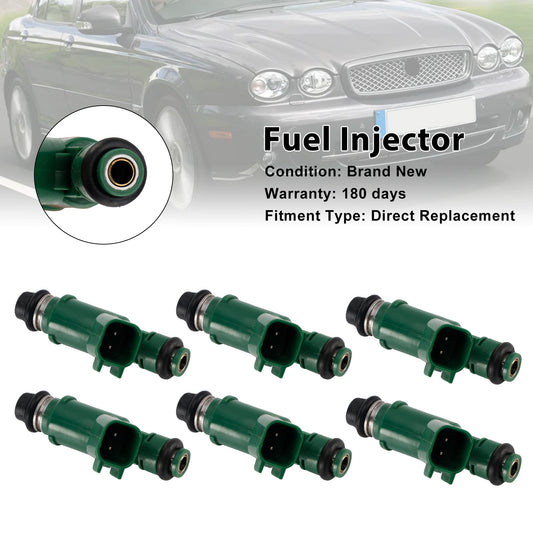 Iniettore di carburante Jaguar X-Type 3.0L V6 2.5L 6 pezzi 2002-2008 1X43-AB 1955004011