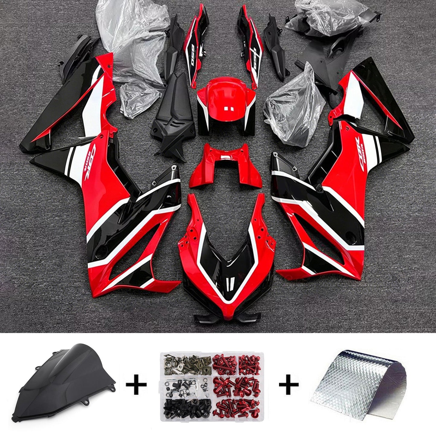 Kit di carene in plastica ABS stampate a iniezione per Honda CBR650R 2019-2020
