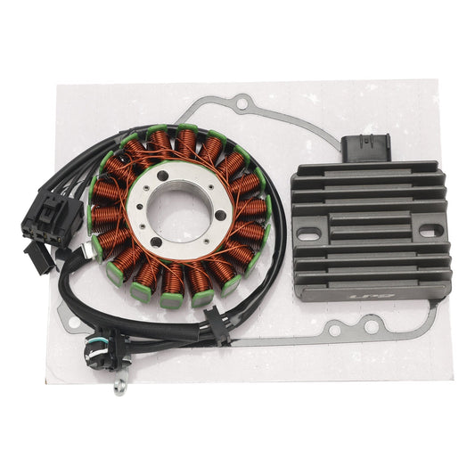 Raddrizzatore e guarnizione del regolatore dello statore del generatore 2013-2014 Kawasaki ER250 Z250 21003-0128