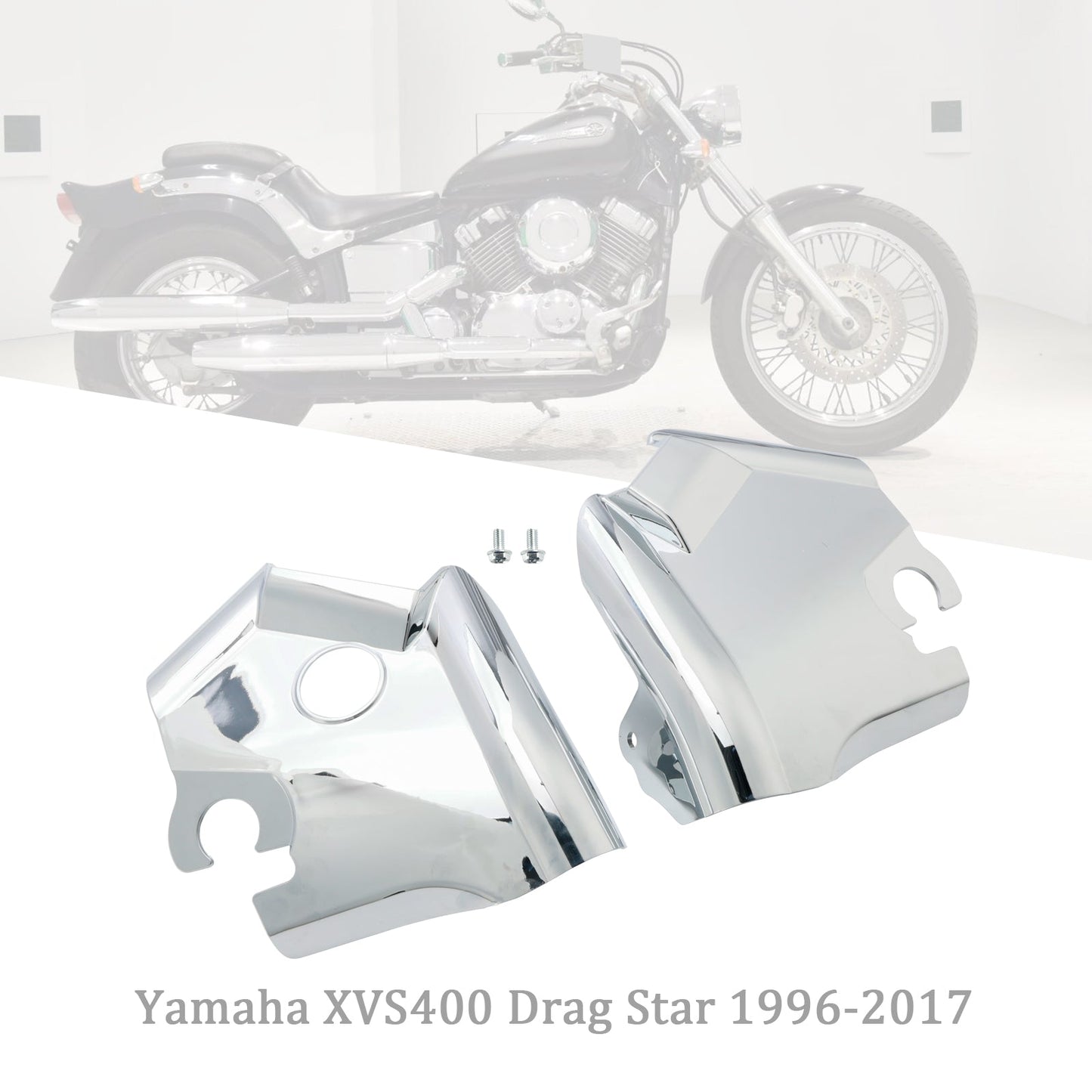 Copertura del collo del telaio della forcella Yamaha XVS400 Drag Star 1996-2017