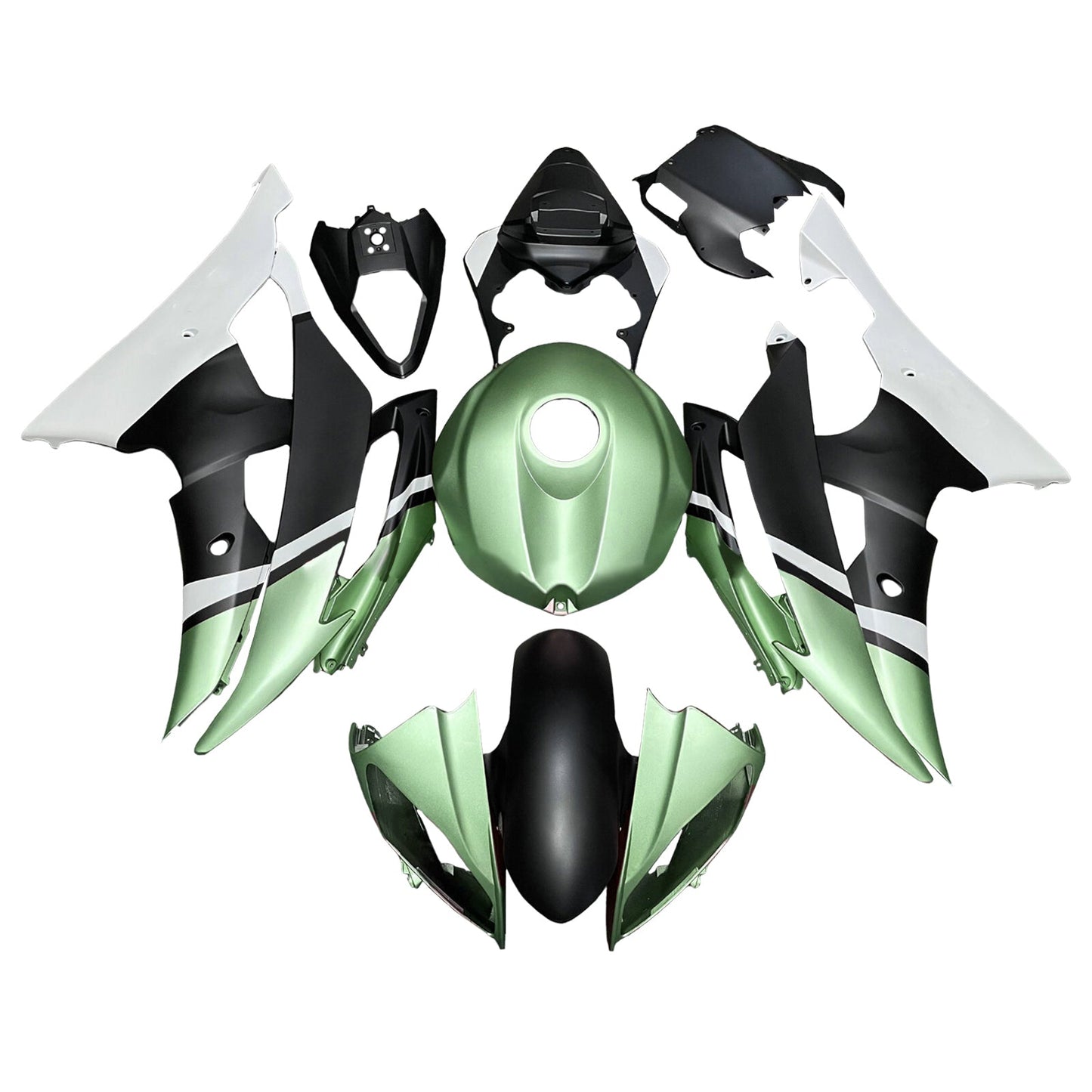 Kit carenatura iniezione plastica ABS per Yamaha YZFR6 YZF-R6 2008-2016