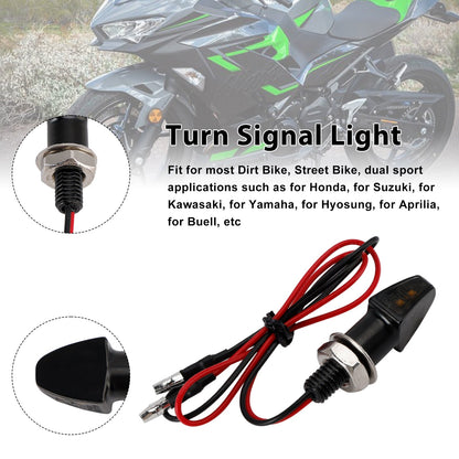 Indicatore di direzione a LED da 12 V, 8 mm, universale per moto Yamaha
