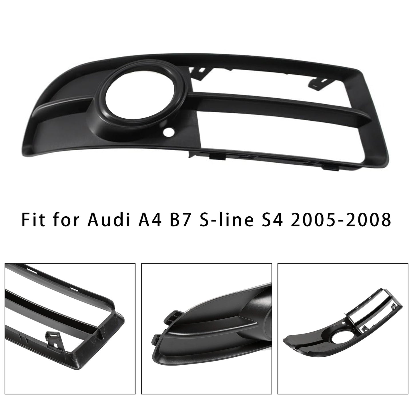 Griglia paraurti anteriore destro Audi A4 B7 S-Line S4 2005-2008, griglia fendinebbia