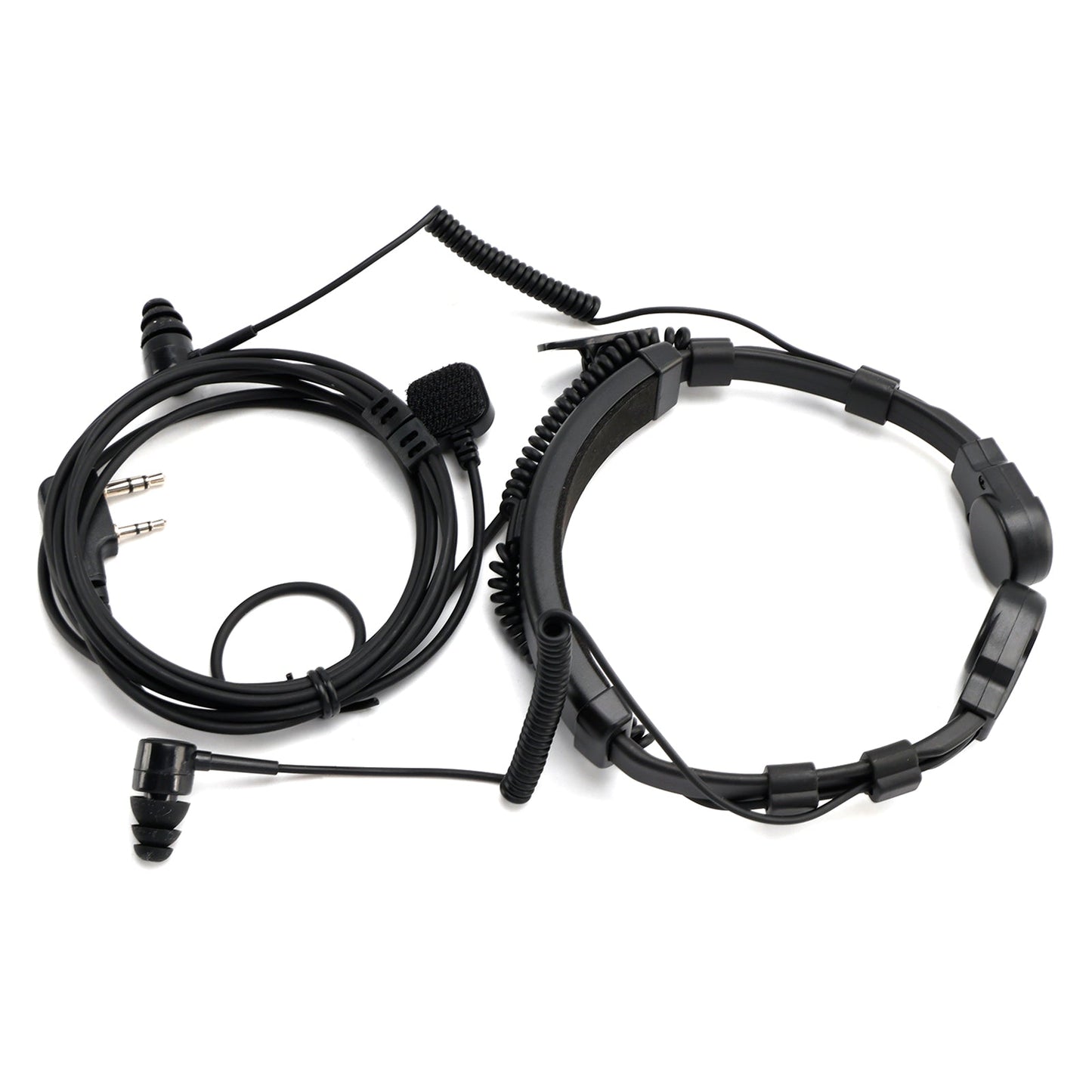 Cuffie con microfono a vibrazione telescopico K-Head per TK-208 TK-220 TH-D7 TH-F6