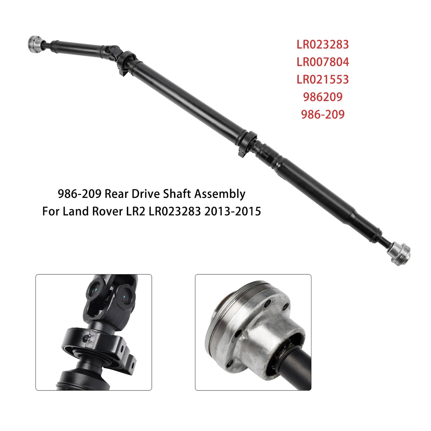 986-209 Gruppo albero di trasmissione posteriore per Land Rover LR2 LR023283 2013-2015