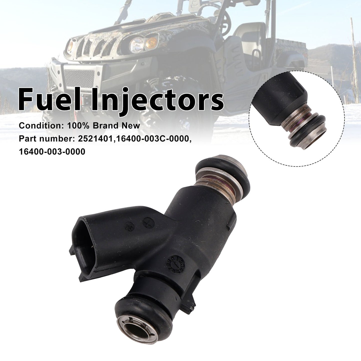 28101823 Iniettori di carburante 16400-003-0000 per HiSUN EFI 400 UTV