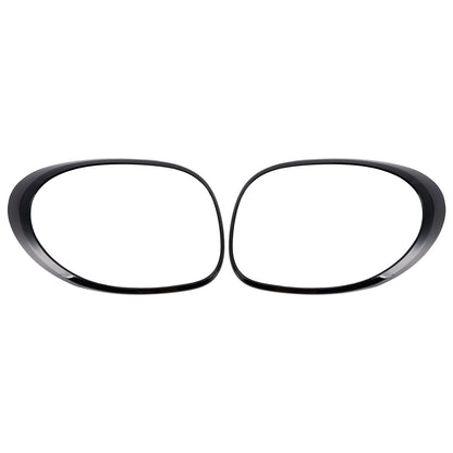 Anello di finitura per fanale posteriore sinistro e destro per Fiat 500L 2014-2020, nero.