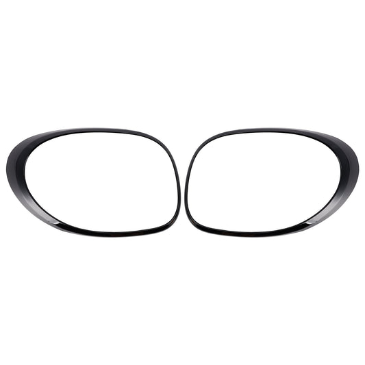 Anello di finitura per fanale posteriore sinistro e destro per Fiat 500L 2014-2020, nero.