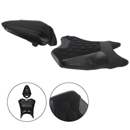 Kit sella conducente e passeggero per Kawasaki Ninja 500 Z500 2024-2025, cuscino posteriore verde