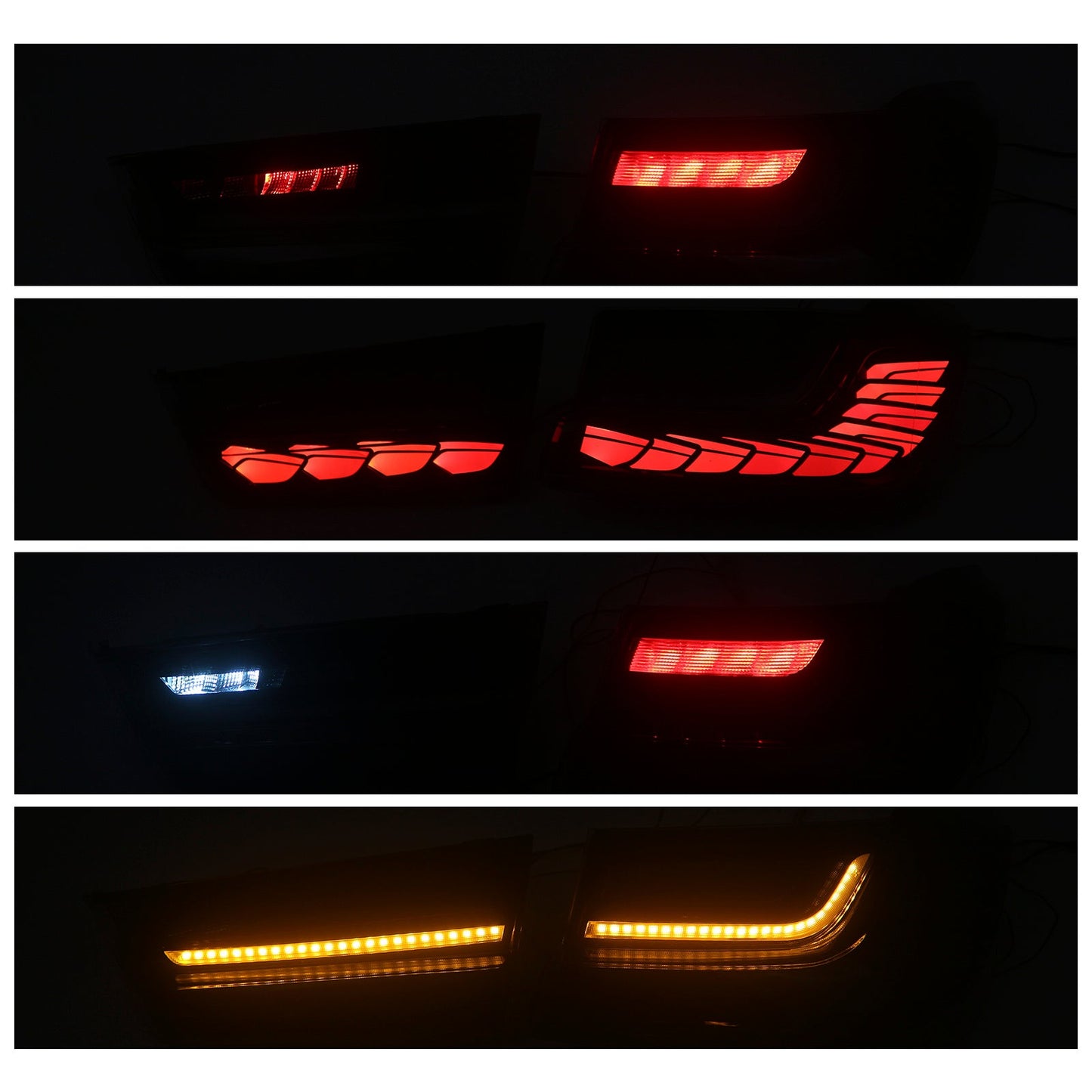 Gruppo ottico posteriore a LED fumé per BMW Serie 3 G20 G28 G80 M3 L&amp;R 2019-2024