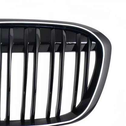 Griglia anteriore a doppio rene nera lucida per BMW X1 F48 F49 2016-2019