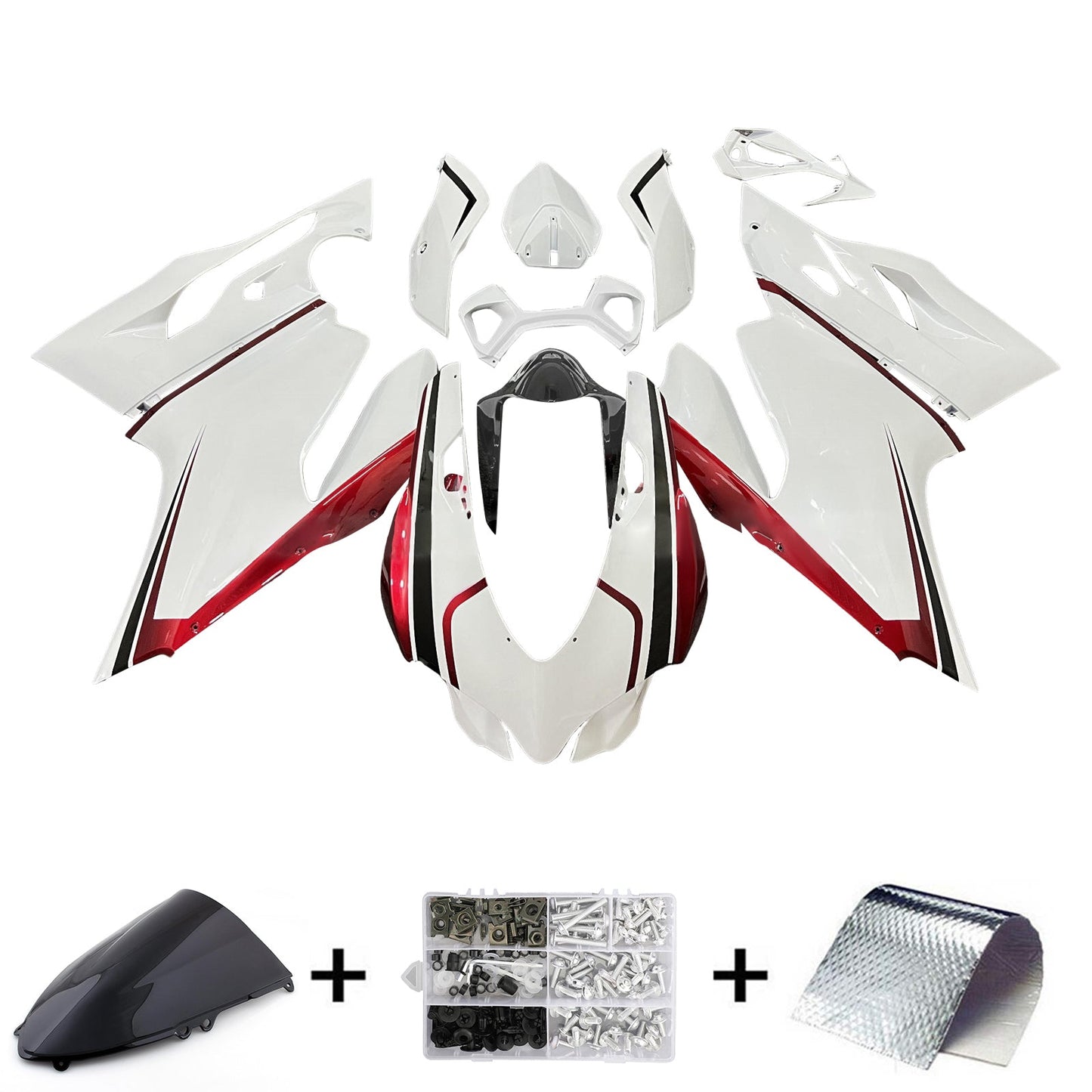 Kit carenatura iniezione Ducati 1199 2012-2015 Carrozzeria plastica ABS