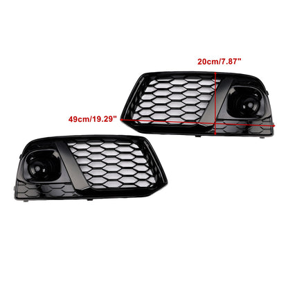 Griglia fendinebbia anteriore a nido d'ape nera Audi Q5 SQ5 2018 2019