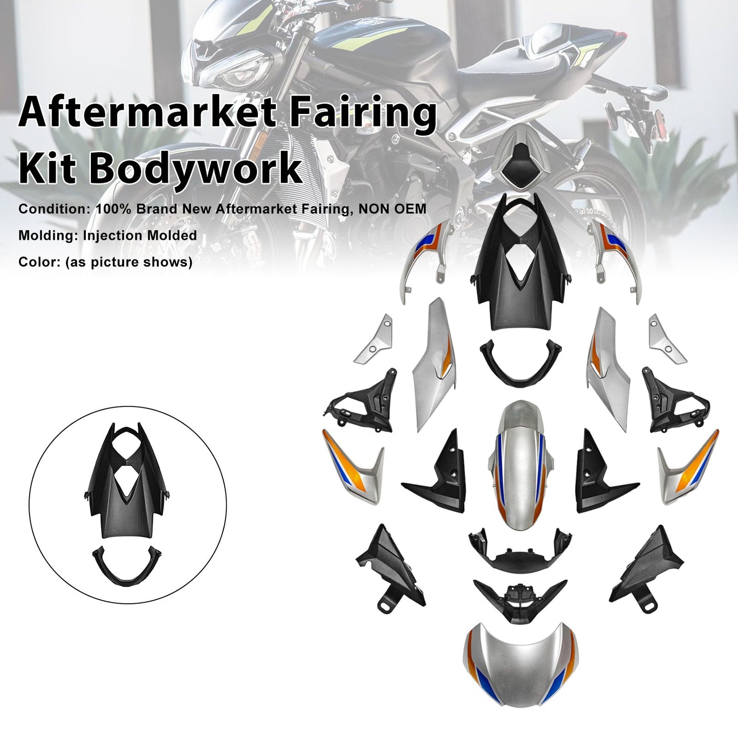 Kit di carene iniettabili per Street Triple 765 R/RS 2020-2022