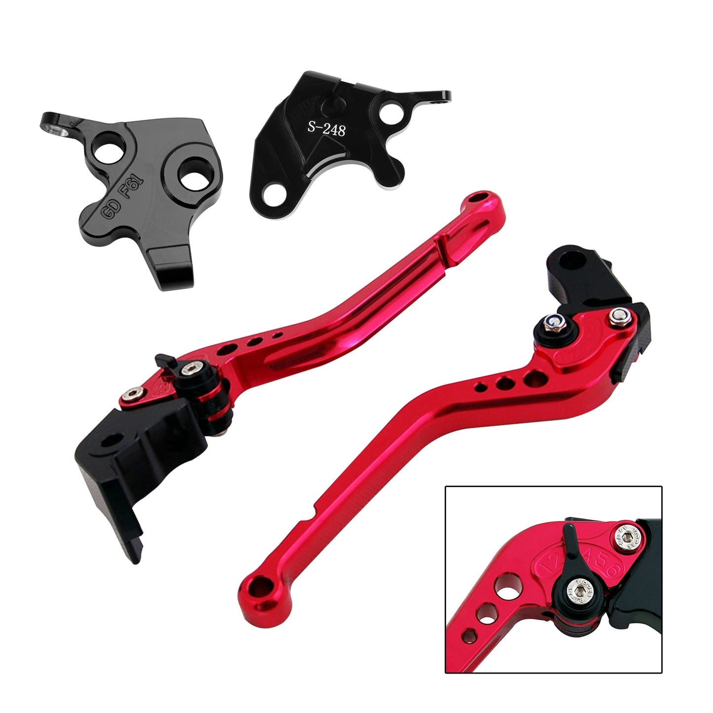 Leva frizione freno lunga YAMAHA YZF R125 2008-2011