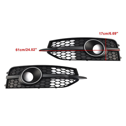 Cornice copri griglia fendinebbia paraurti anteriore nera Audi A7 S-Line S7 2012-2015