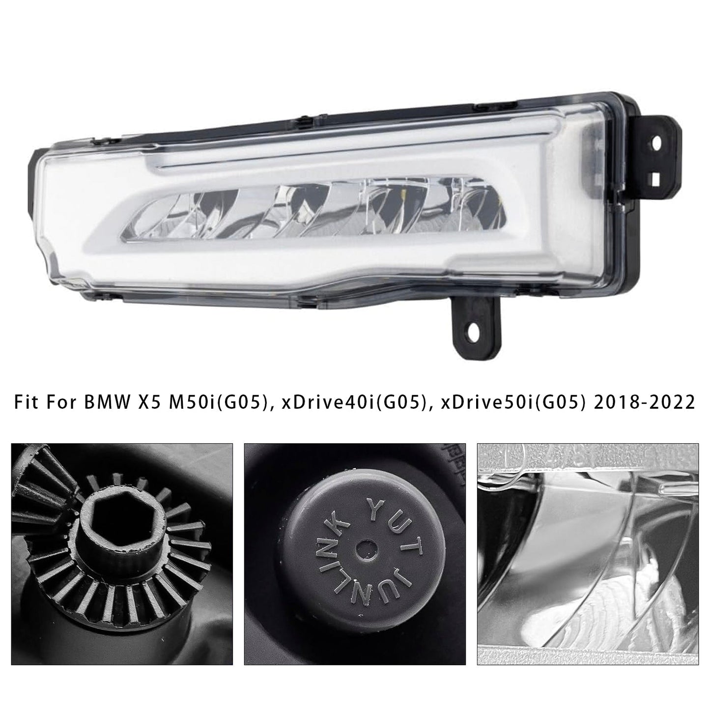 BMW X5 G05 2018-2022 1 pezzo Fendinebbia anteriore sinistro a LED 63177406365