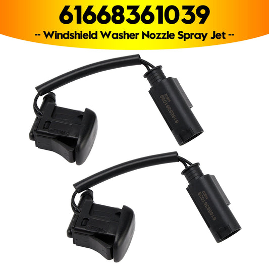 1996-2003 BMW 5 E39 525i 528i 530i 540i M5 2 pezzi Ugelli lavavetri Getto di spruzzo 61668361039