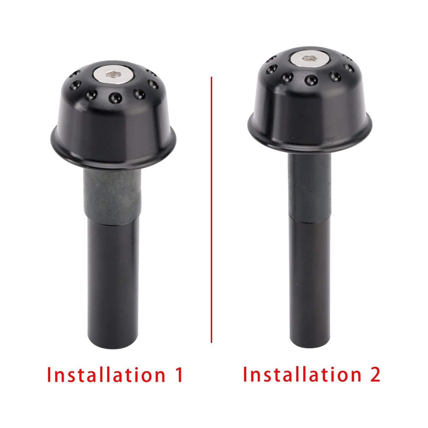 Kit pesi per estremità manubrio antivibranti per Yamaha XSR 900 XSR 700 XSR 155 XSR 125
