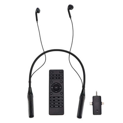 Scheda audio wireless, cuffie con archetto da collo e auricolari per streaming live per telefono, PC e TV