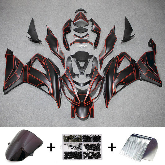 Kit carenatura iniezione in plastica ABS adatto per Kawasaki ZX6R 636 2013-2018