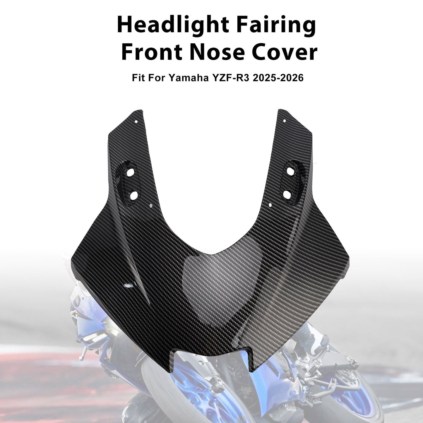 Copertura anteriore del cupolino del faro Yamaha YZF-R3 R25 2025-2026