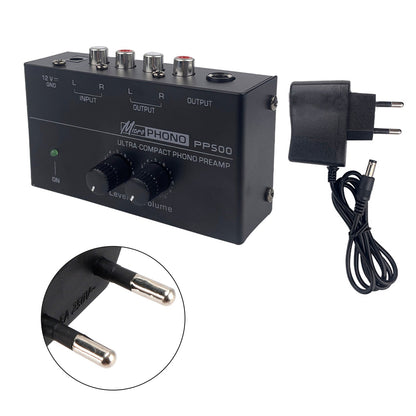 Preamplificatore Phono PP500 con controllo del volume per giradischi LP