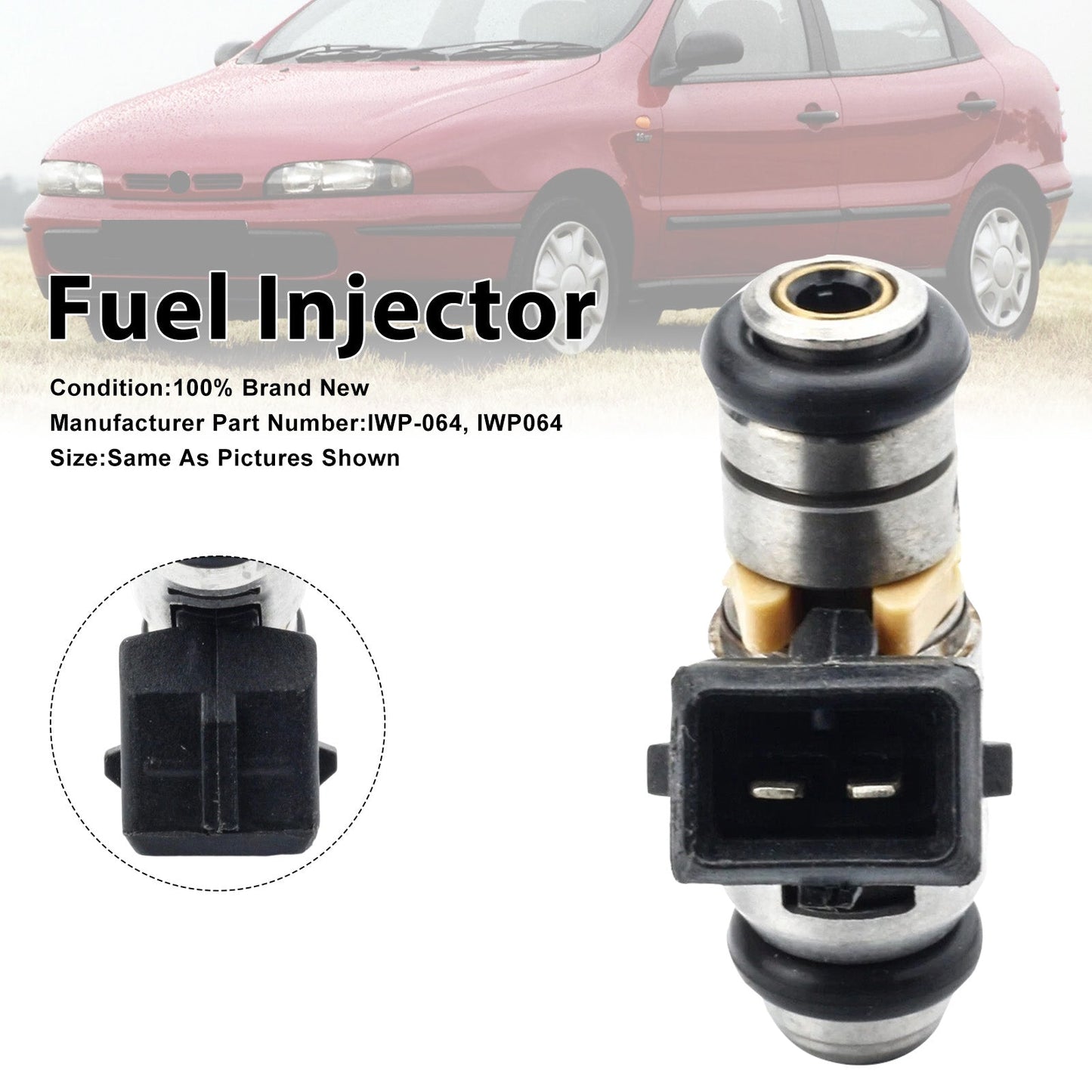 1 iniettore di carburante per Fiat Brava 96-02 e Lancia Dedra 96-99 IWP064