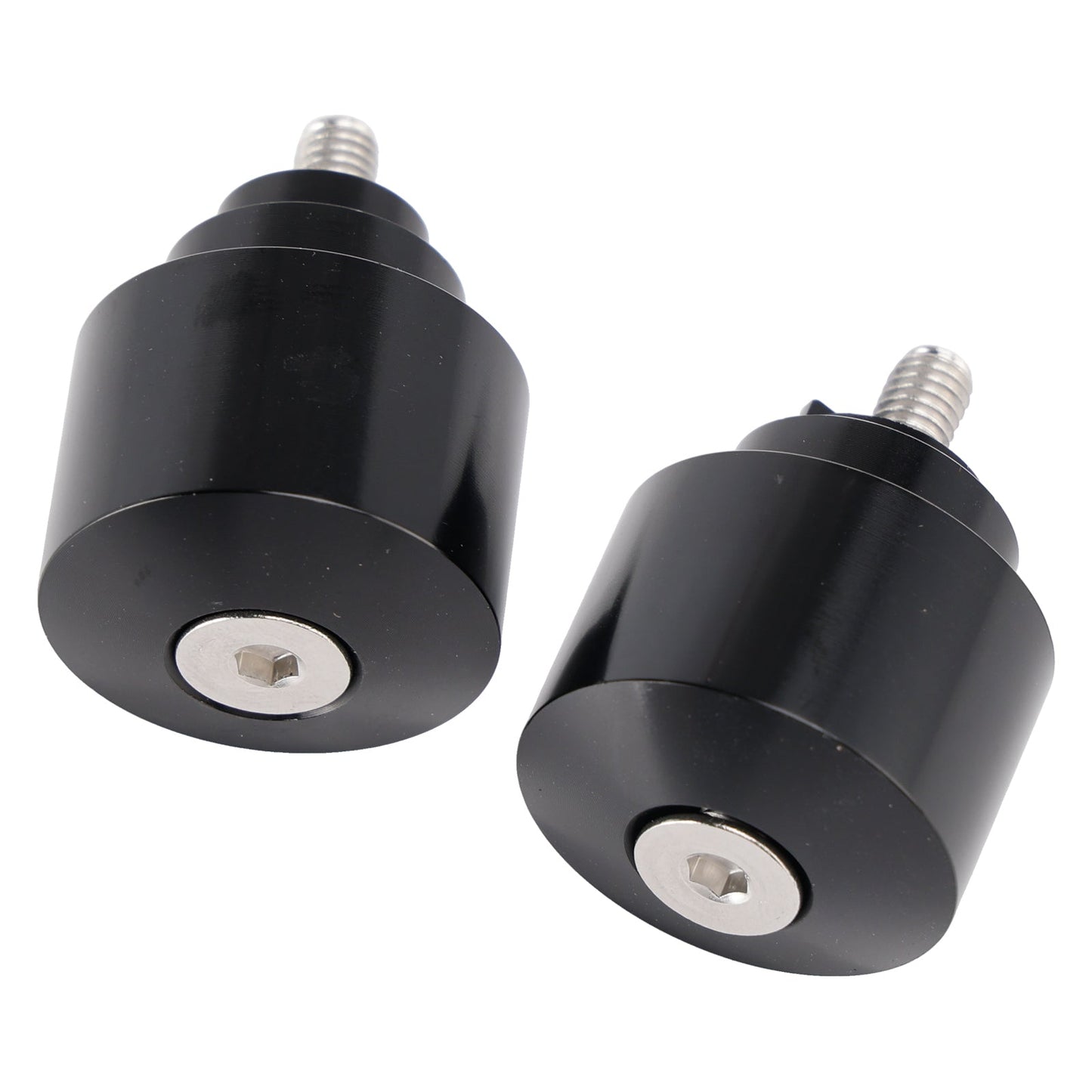 Set di contrappesi in alluminio nero per manubrio Honda CBR600 CBR900 VFR800 CTX700