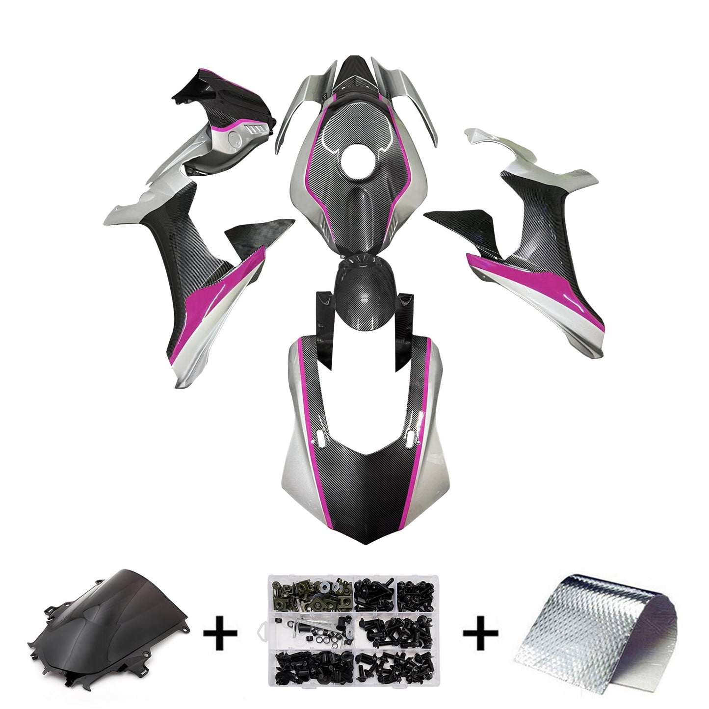 Kit carenatura iniezione plastica ABS per Yamaha YZFR1 YZF-R1 2015-2019