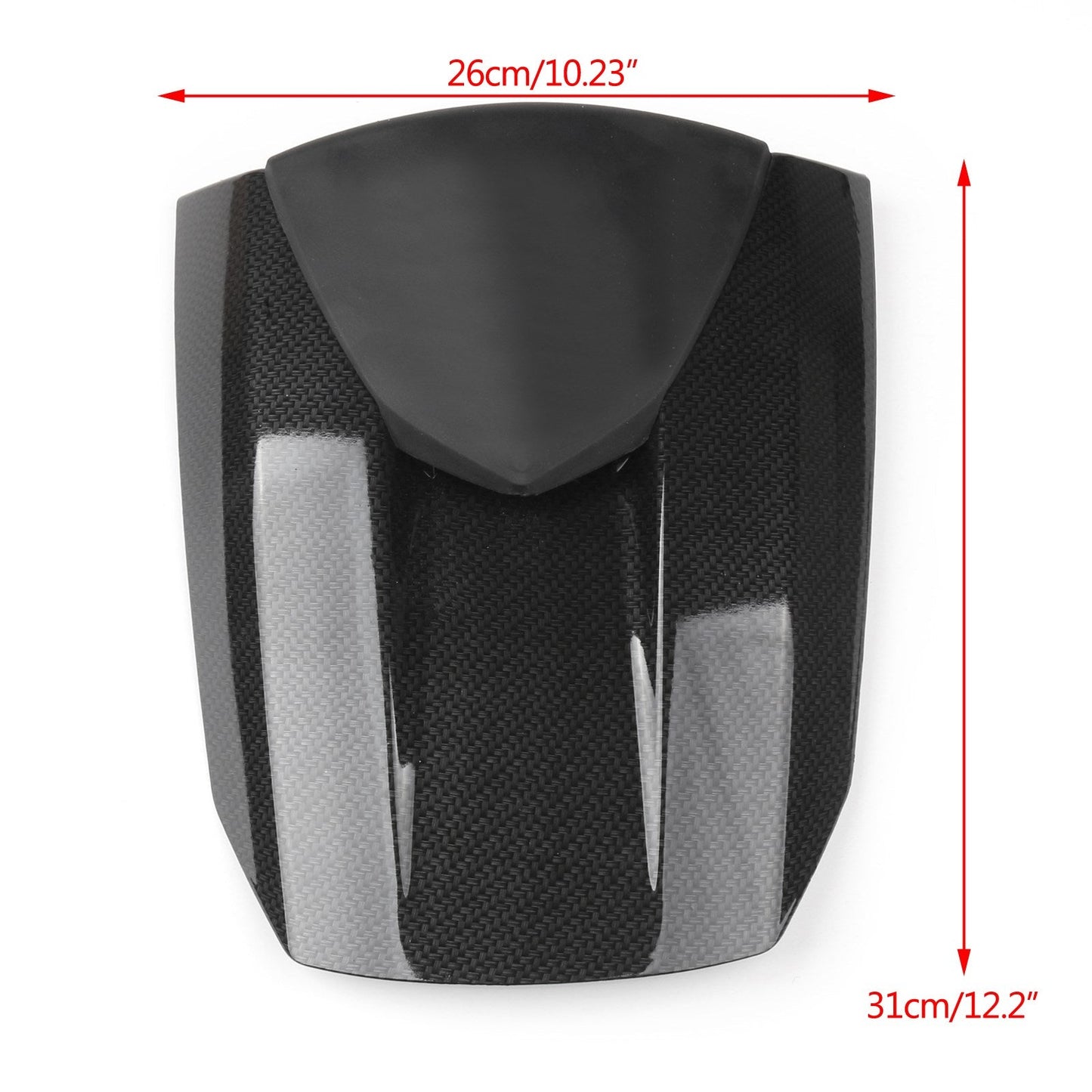 Copertura in carbonio per la parte posteriore della sella del passeggero della Honda CBR600RR (2013-2024).