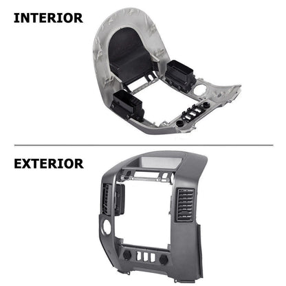 2004-2006 Per Nissan Titan SE e XE SENZA altoparlante centrale Cornice centrale per autoradio Pannello strumenti 68257-7S000