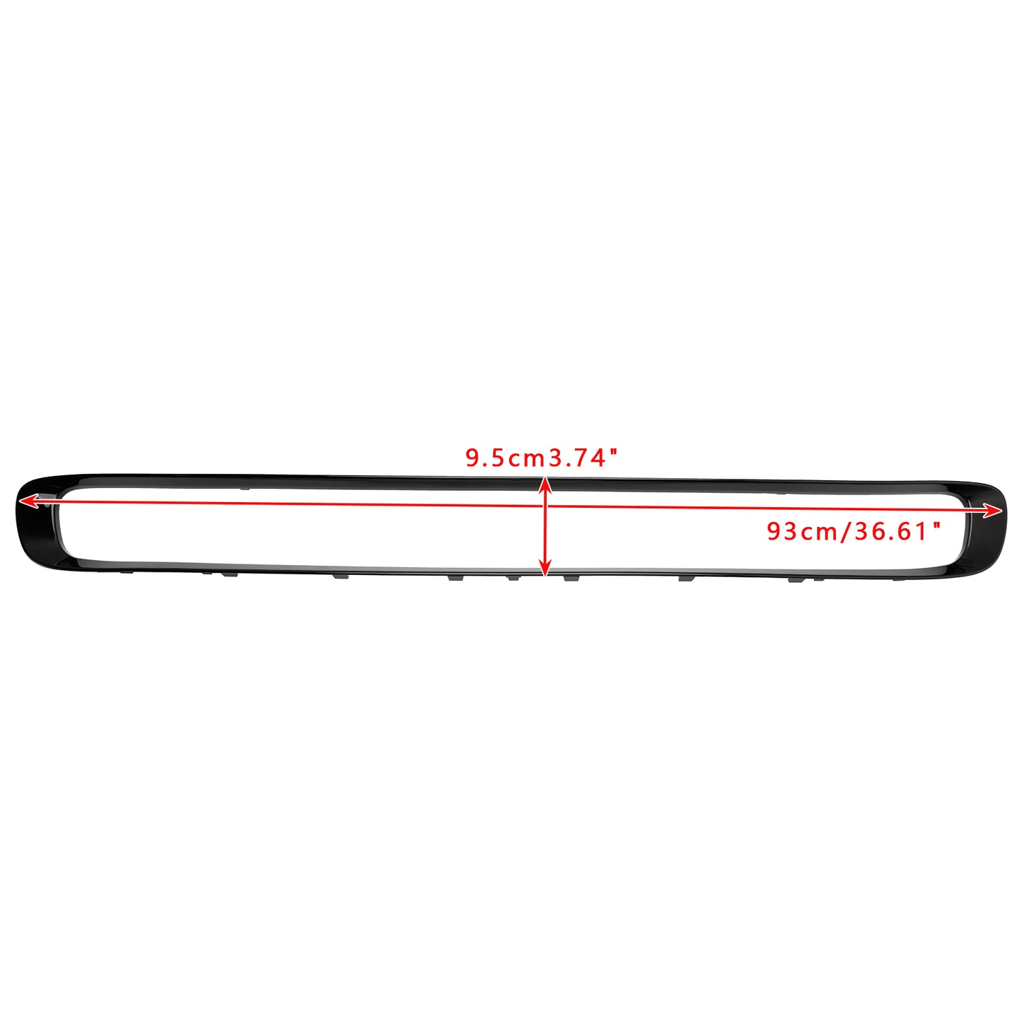 Rivestimento inferiore della griglia del paraurti anteriore 51117355238 per Mini F55 F56 F57 2014-2023