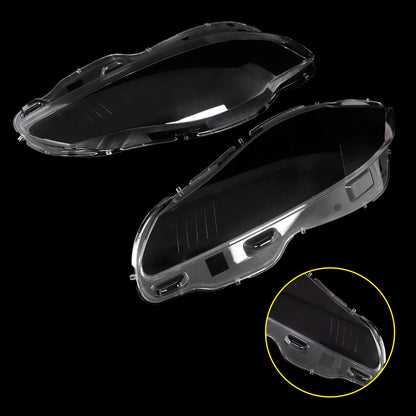 Copri lente faro anteriore Jaguar XJ XJL 2010-2019, trasparente