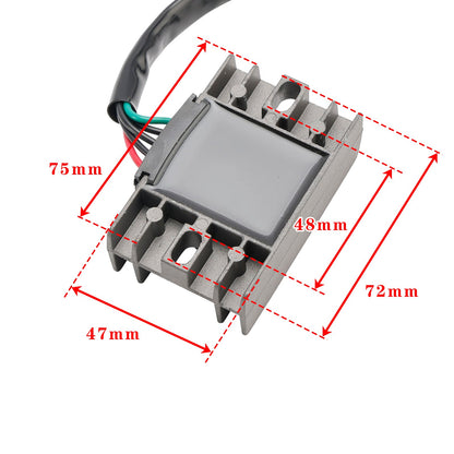 GUARNIZIONE REGOLATORE RADDRIZZATORE STATORE PER SUZUKI 2000-2024 DRZ400 400E 400S 400SM