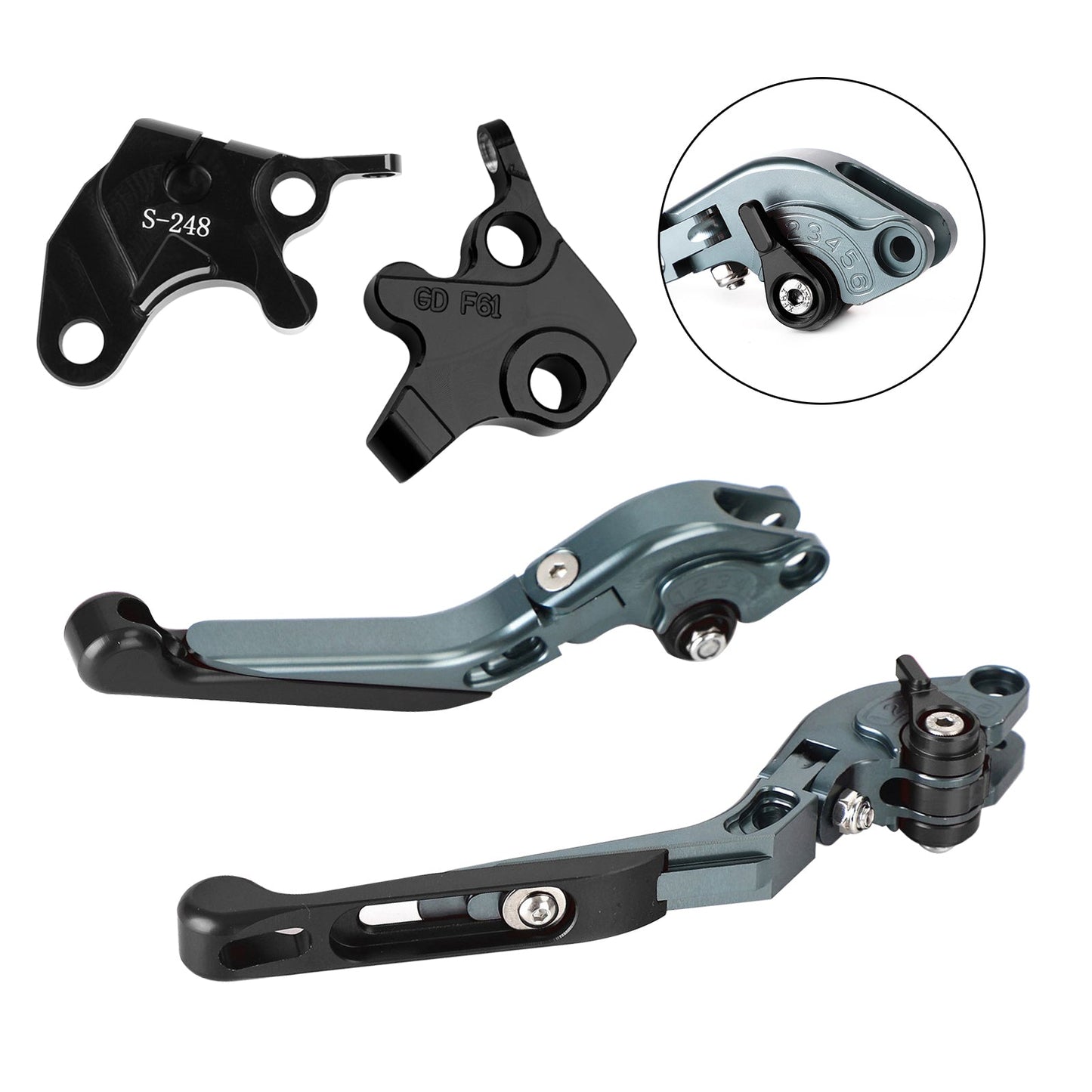 Leva freno frizione regolabile YAMAHA YZF R125 2008-2011
