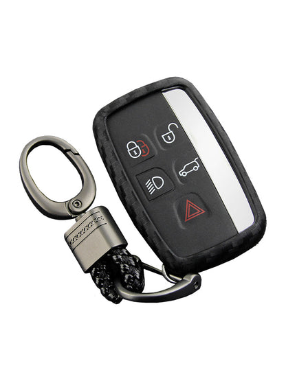 Custodia in similpelle e silicone per chiave auto con fibbia per Range Rover