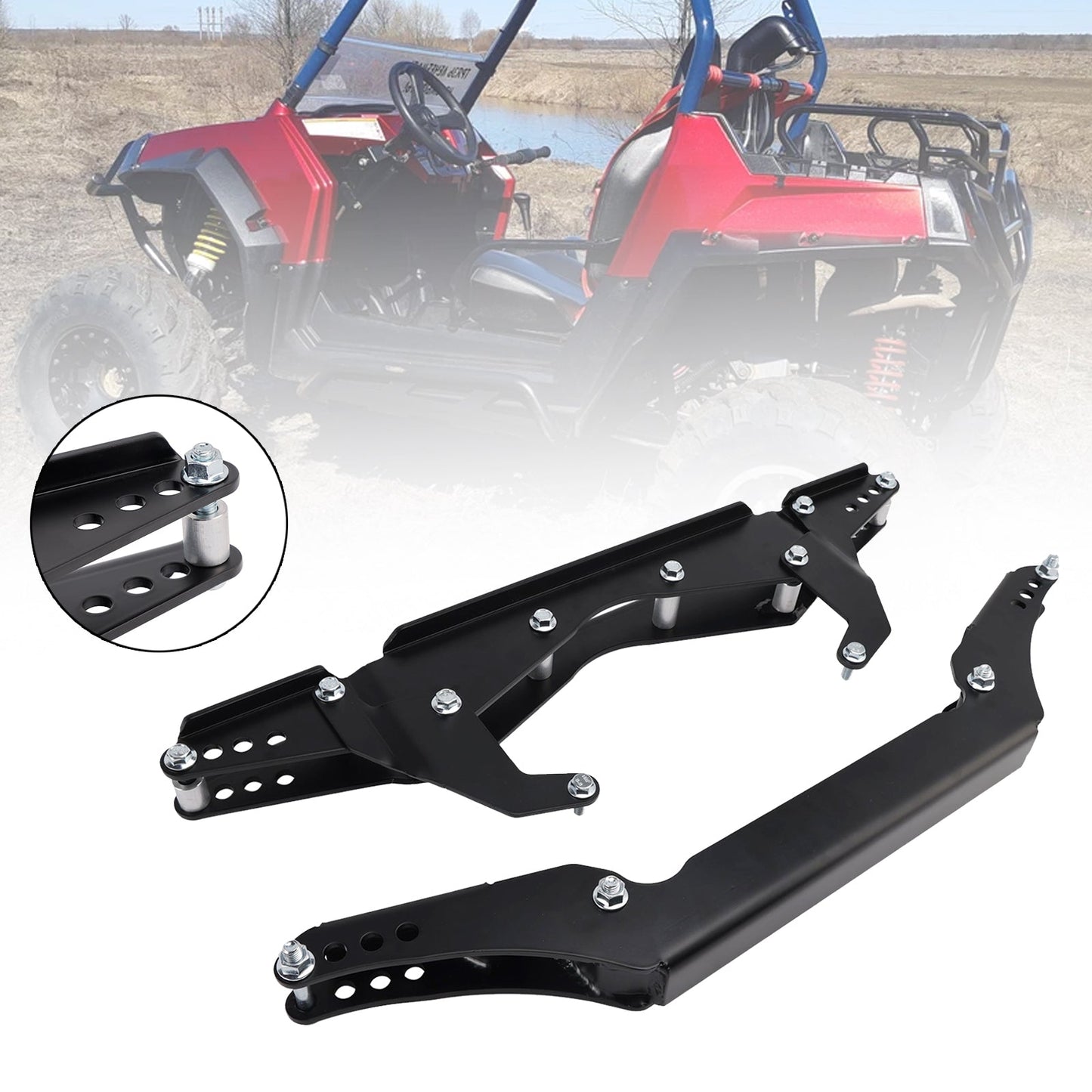Kit di sollevamento sospensioni anteriori e posteriori da 2 pollici per Polaris RZR 4 800 (2010-2014)