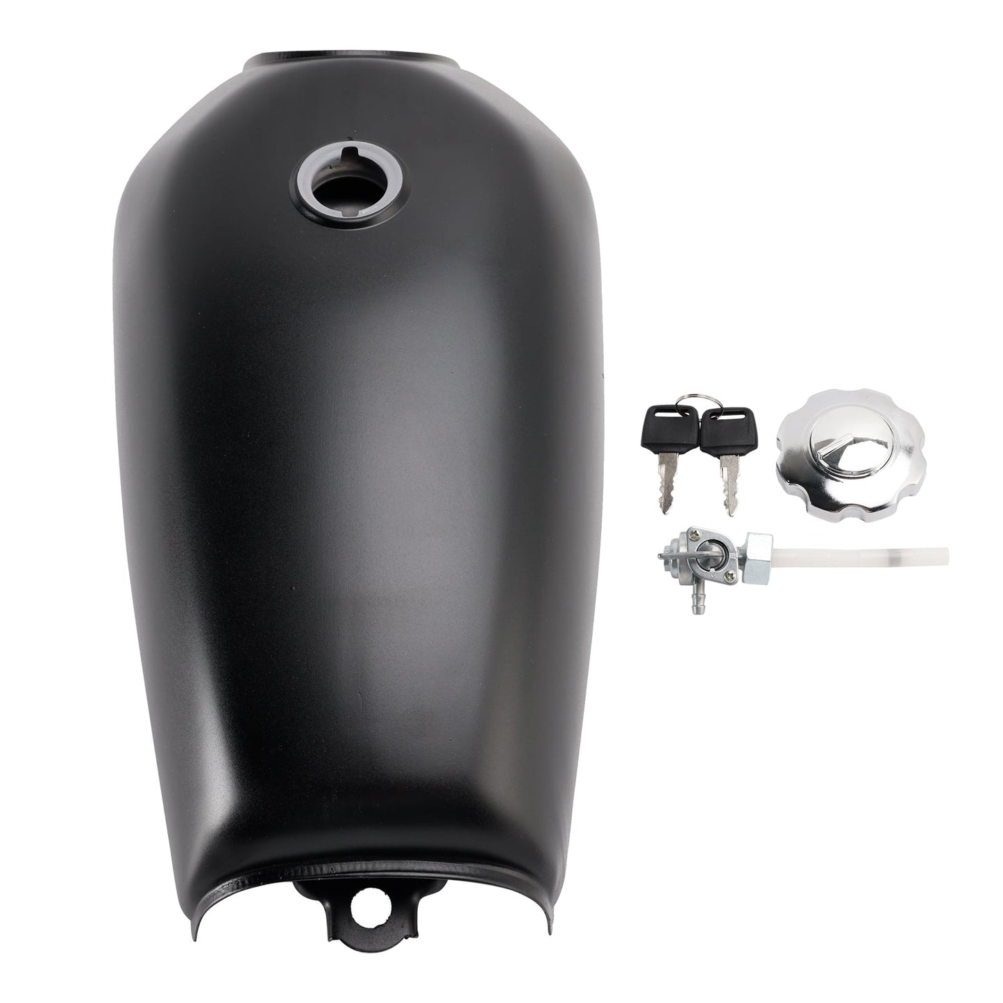 Serbatoio carburante Cafe Racer 9L / 2,4 Gal per Honda CG 125 - Nero opaco