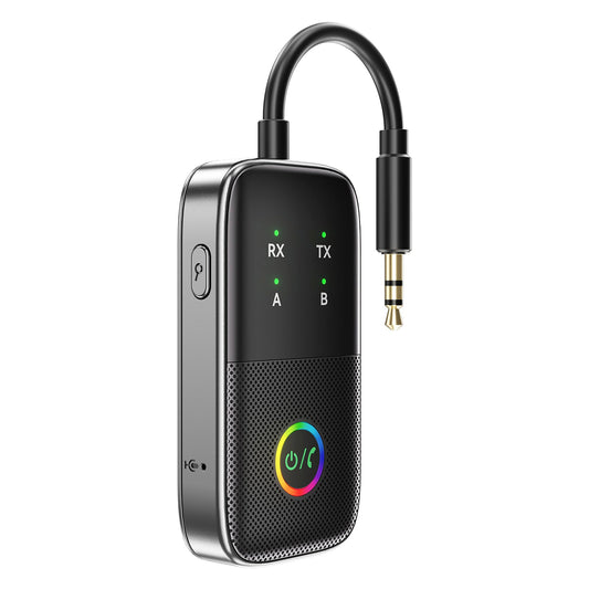 Ricevitore trasmettitore Bluetooth due in uno AUX Adattatore vivavoce per auto due a due