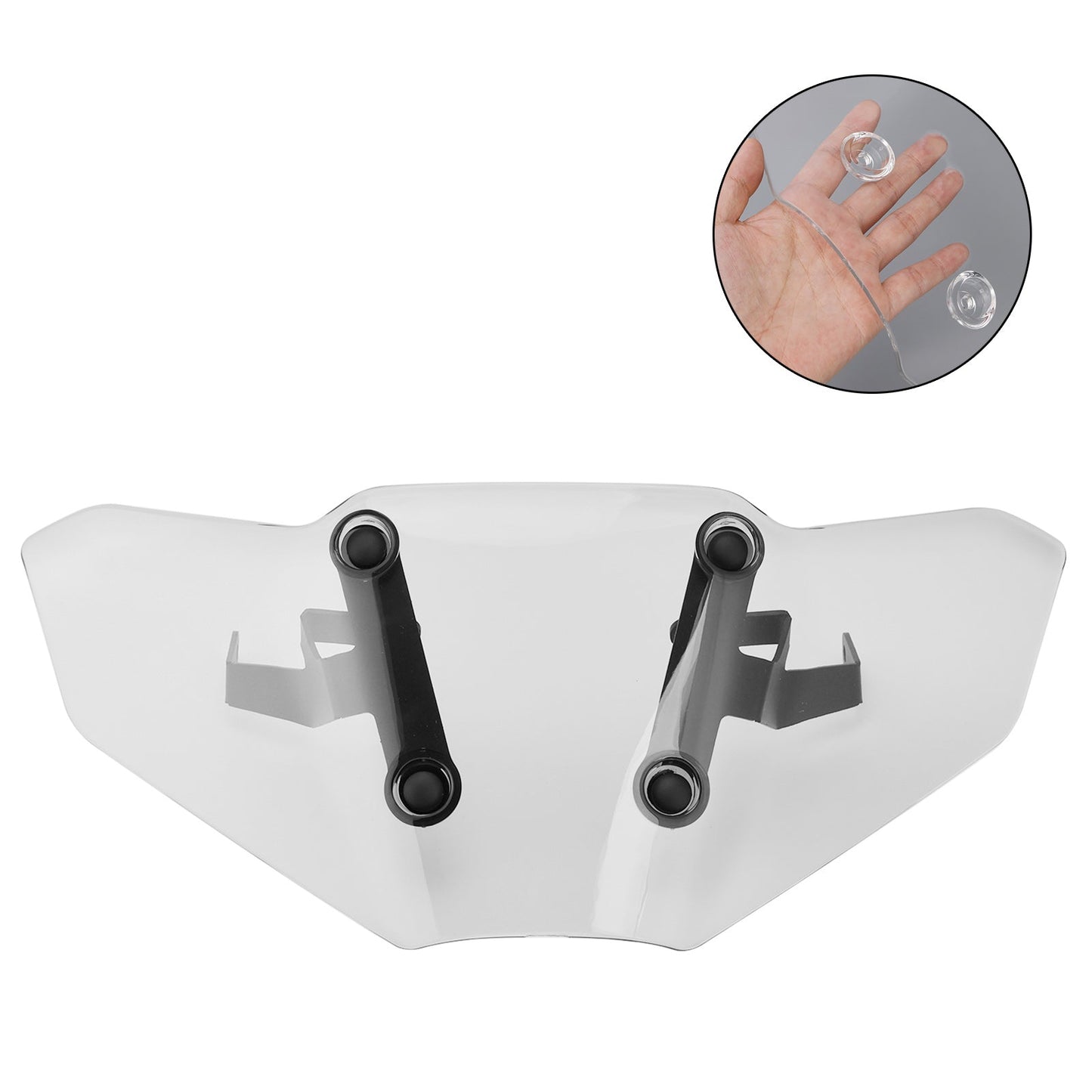 Cupolino parabrezza per moto compatibile con Yamaha MT-07 2025-2026