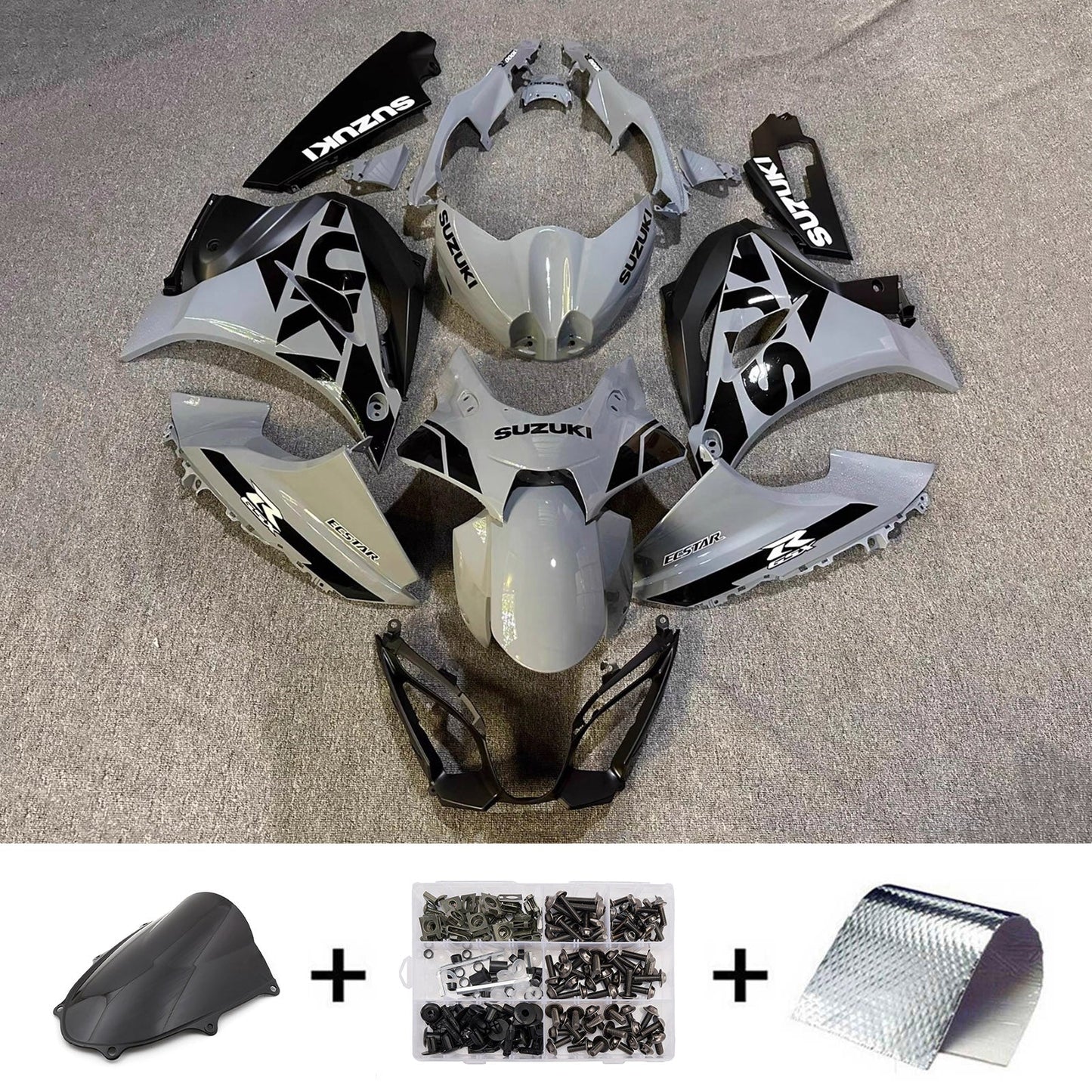 Kit carenatura iniezione plastica ABS per Suzuki GSXR1000 2017-2025 K17
