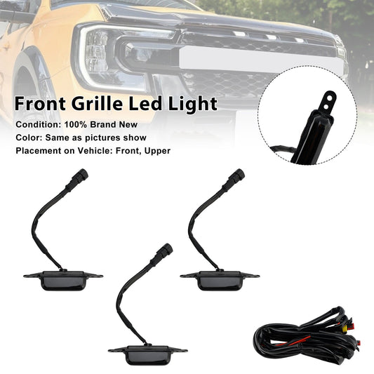 Griglia paraurti anteriore con luce LED gialla Ford Ranger Next Gen Wildtrak 2023-2025