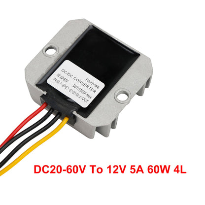 Convertitore regolatore di alimentazione step-down impermeabile DC 20-60V a 12V 5A 60W
