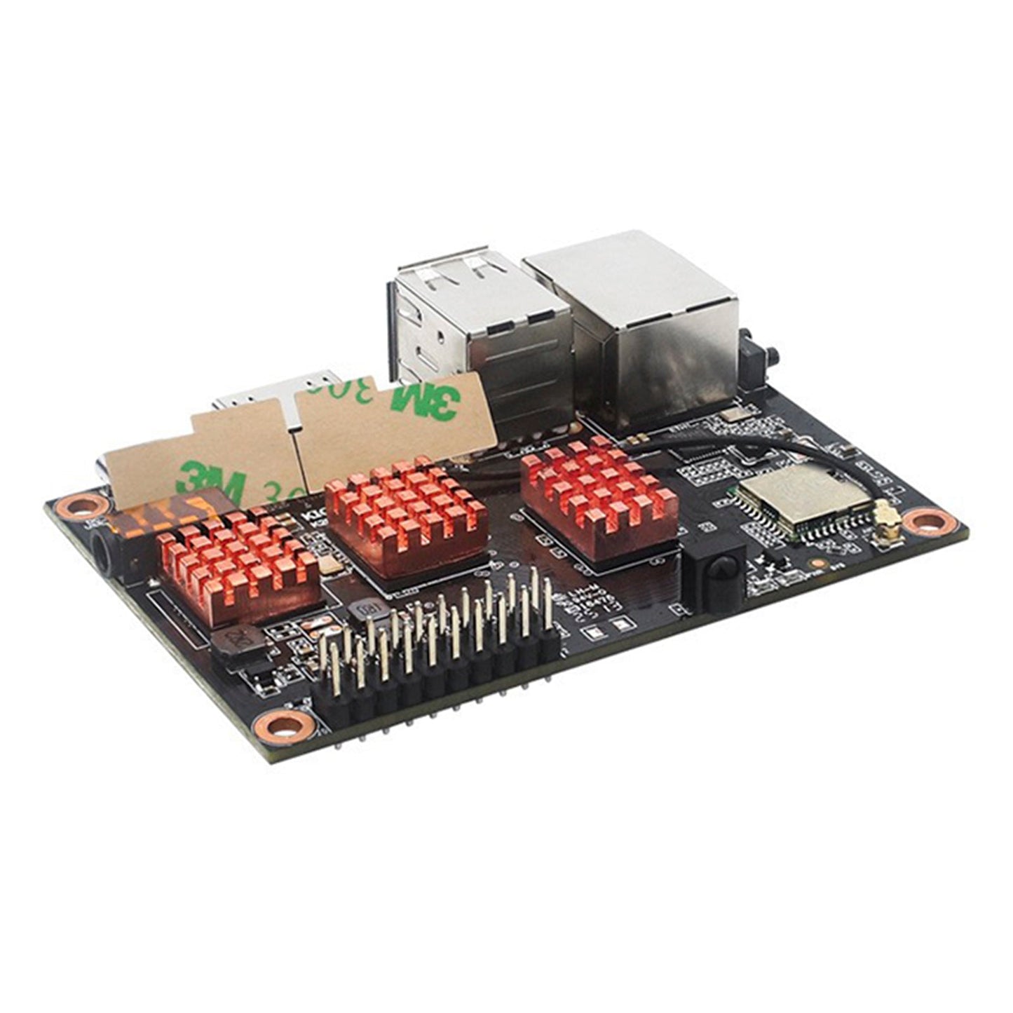 Dissipatore di calore per scheda di sviluppo Quanzhi H618, radiatore in rame puro per Kickpi K2B