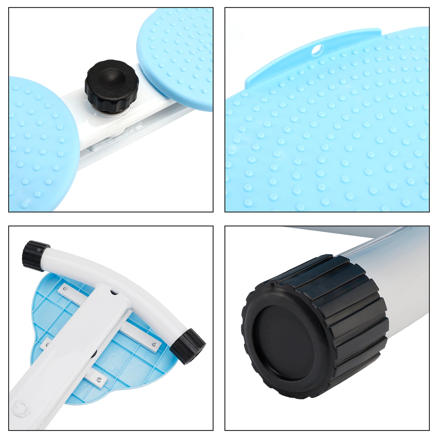 Attrezzo per torcere la vita Attrezzo fitness Ab Twister Board Capacità 150 kg e 20 dB Ultra silenzioso Antiscivolo Attrezzatura per allenamento in palestra per donne Pancia blu