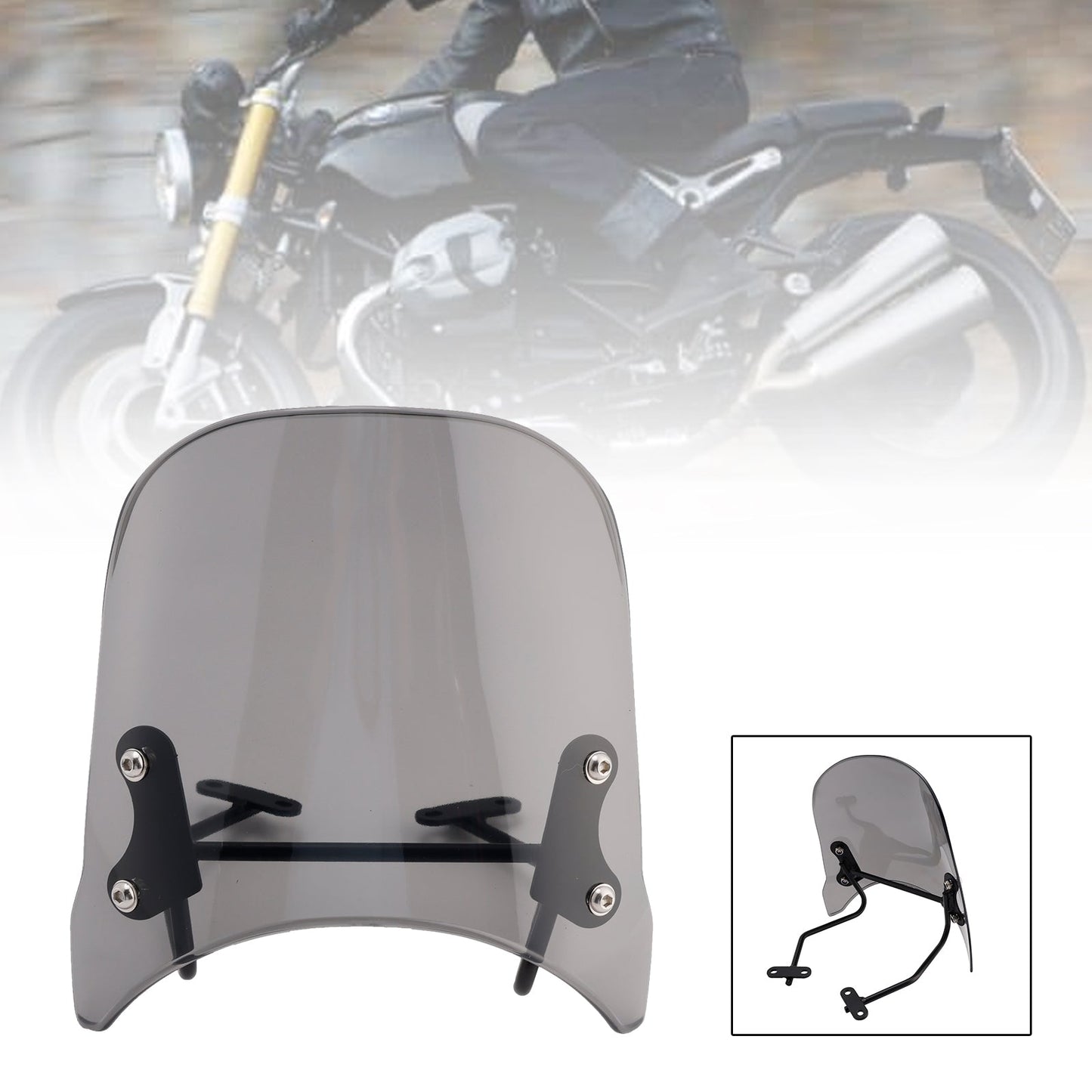 Parabrezza adatto per BMW R nineT Scrambler 2014-2024 Pure 2017-2024