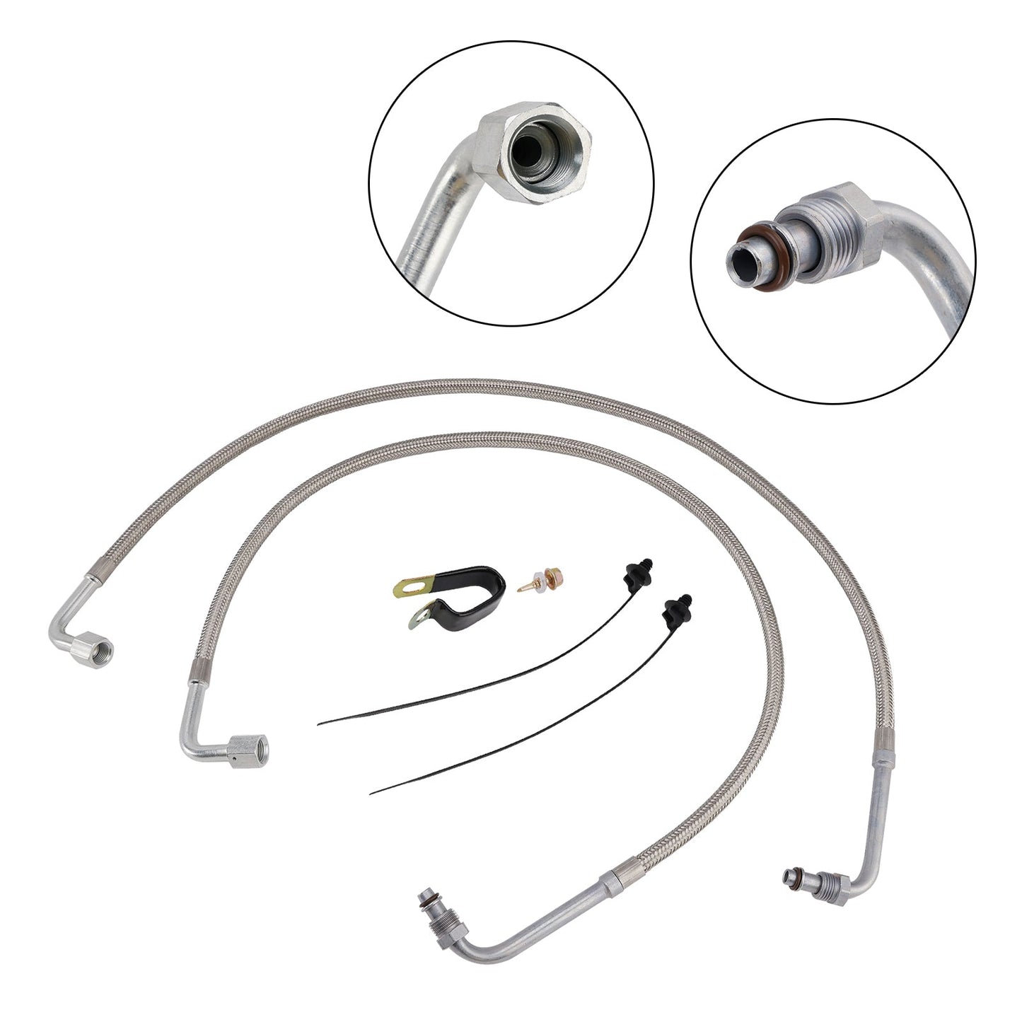 Coppia tubi flessibili del radiatore dell'olio 2204030 per Polaris Magnum Trail Boss 330 03-08