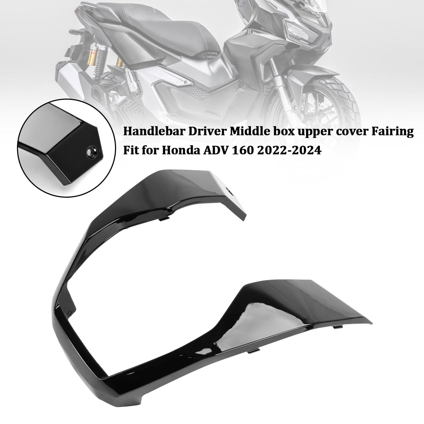 2023-2024 Honda ADV 160 Manubrio Driver Coperchio inferiore scatola centrale Carenatura