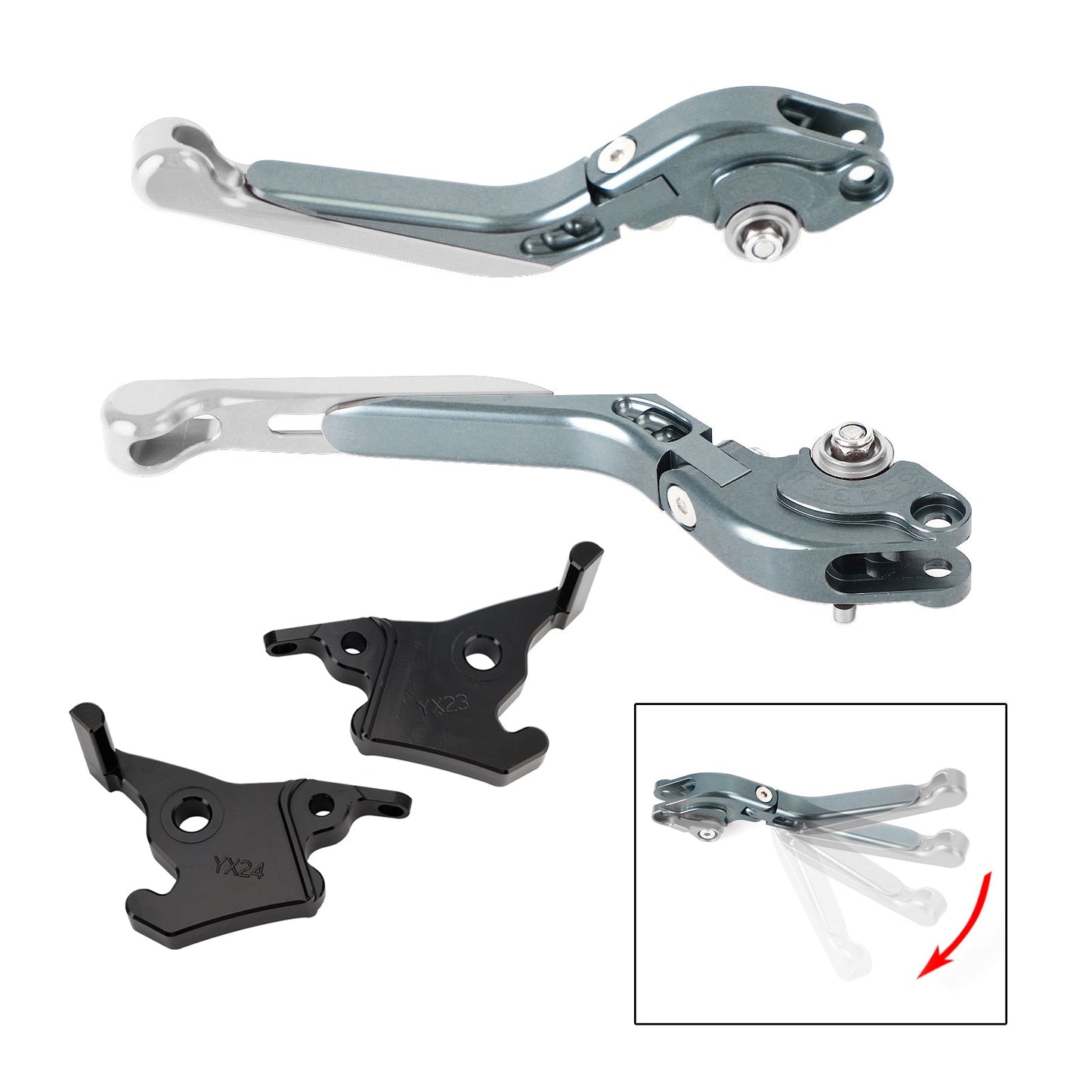 Leva freno frizione regolabile adatta per YAMAHA XMAX 300 2023-2025